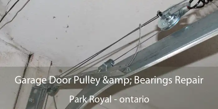 Garage Door Pulley & Bearings Repair Park Royal - ontario