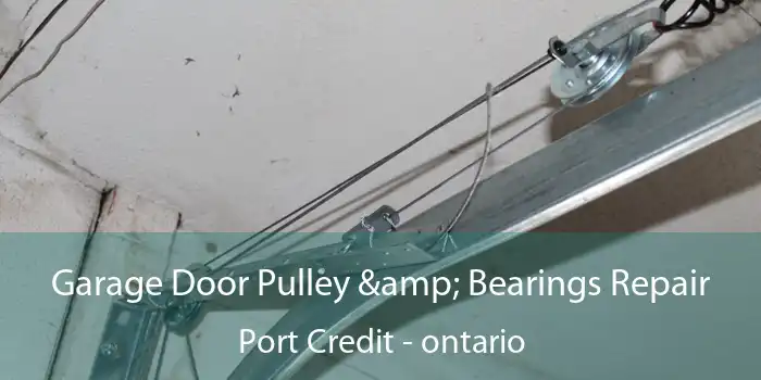 Garage Door Pulley & Bearings Repair Port Credit - ontario
