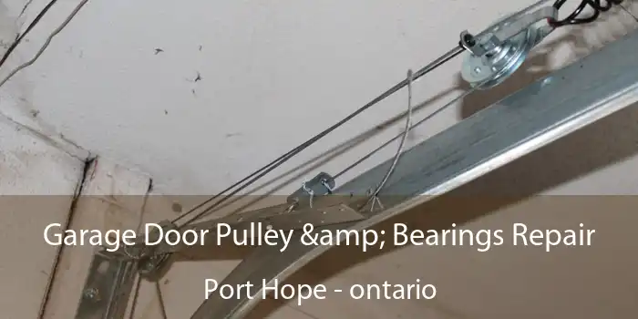 Garage Door Pulley & Bearings Repair Port Hope - ontario