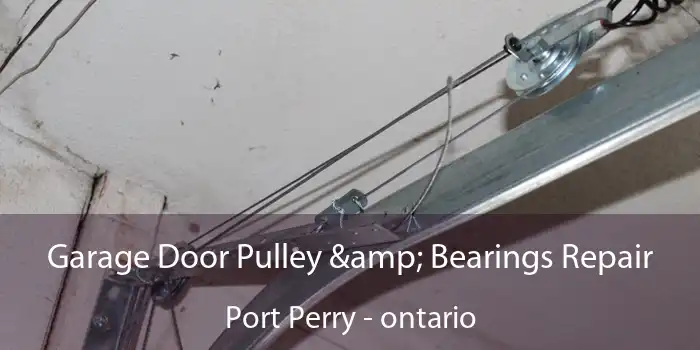 Garage Door Pulley & Bearings Repair Port Perry - ontario