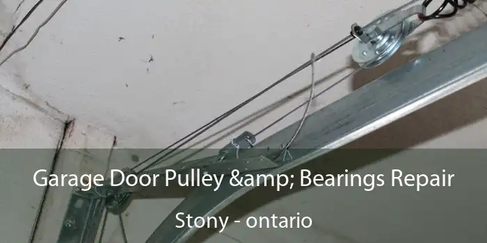 Garage Door Pulley & Bearings Repair Stony - ontario