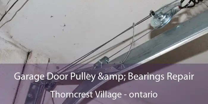 Garage Door Pulley & Bearings Repair Thorncrest Village - ontario