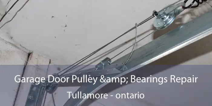 Garage Door Pulley & Bearings Repair Tullamore - ontario