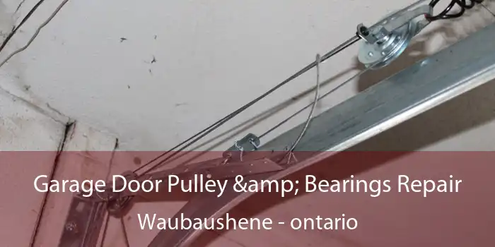 Garage Door Pulley & Bearings Repair Waubaushene - ontario