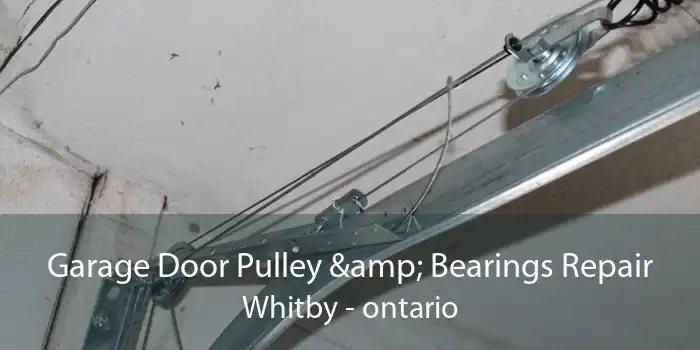 Garage Door Pulley & Bearings Repair Whitby - ontario
