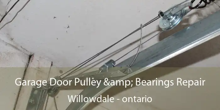 Garage Door Pulley & Bearings Repair Willowdale - ontario