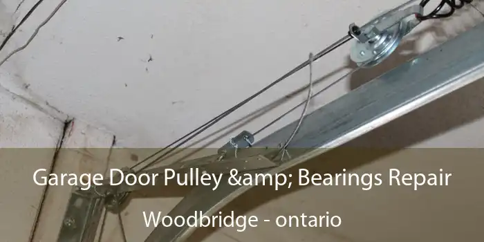 Garage Door Pulley & Bearings Repair Woodbridge - ontario