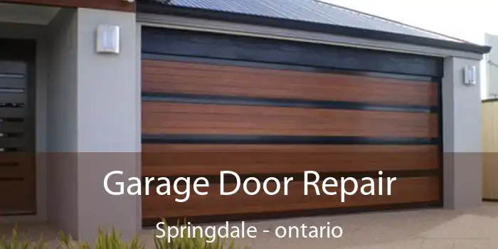 Garage Door Repair Springdale - ontario