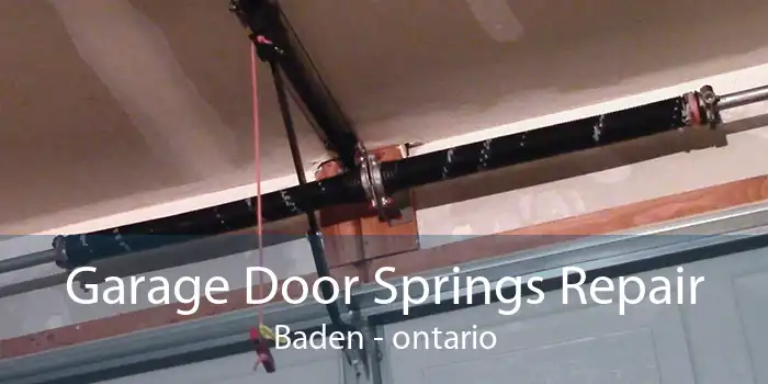 Garage Door Springs Repair Baden - ontario