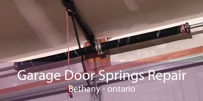 Garage Door Springs Repair Bethany - ontario