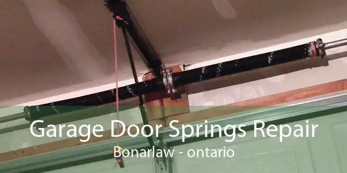 Garage Door Springs Repair Bonarlaw - ontario