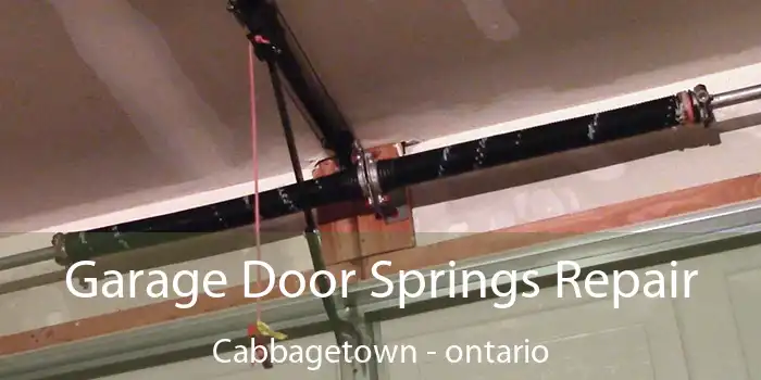 Garage Door Springs Repair Cabbagetown - ontario