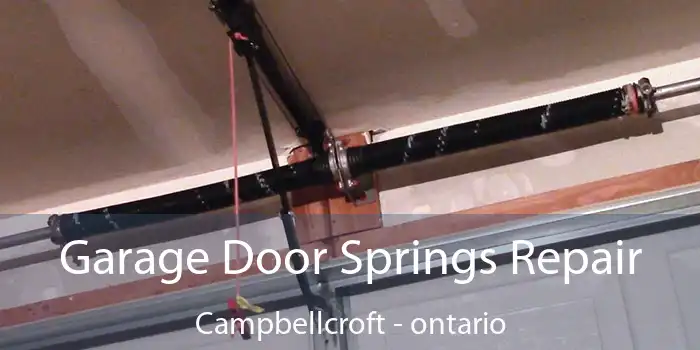 Garage Door Springs Repair Campbellcroft - ontario
