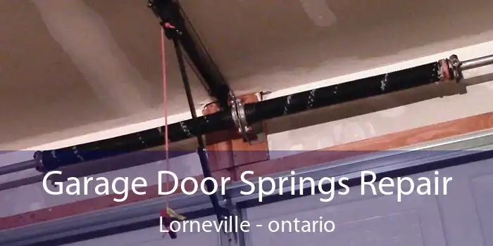 Garage Door Springs Repair Lorneville - ontario