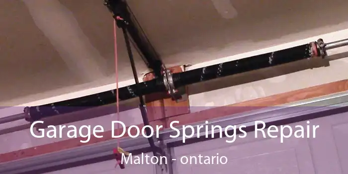 Garage Door Springs Repair Malton - ontario