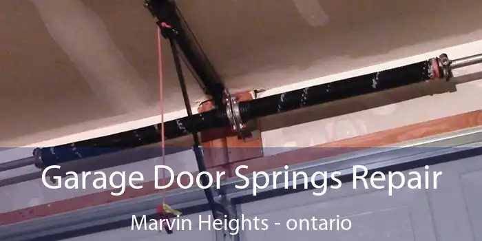 Garage Door Springs Repair Marvin Heights - ontario