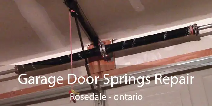 Garage Door Springs Repair Rosedale - ontario
