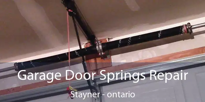 Garage Door Springs Repair Stayner - ontario