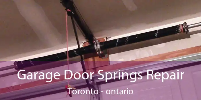 Garage Door Springs Repair Toronto - ontario