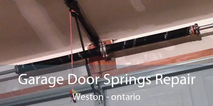 Garage Door Springs Repair Weston - ontario