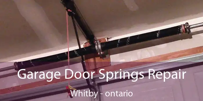 Garage Door Springs Repair Whitby - ontario