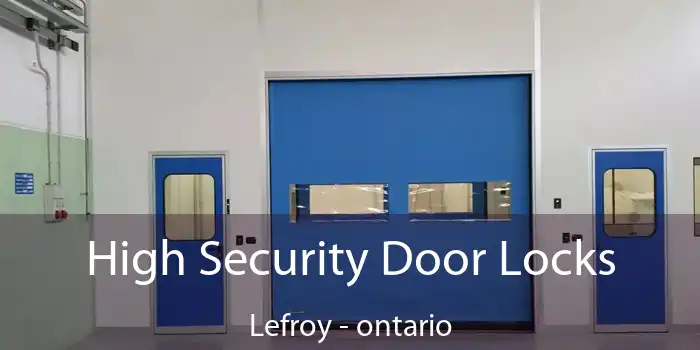 High Security Door Locks Lefroy - ontario