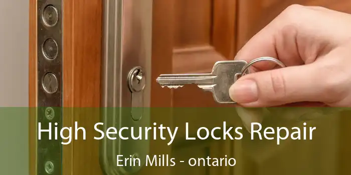 High Security Locks Repair Erin Mills - ontario