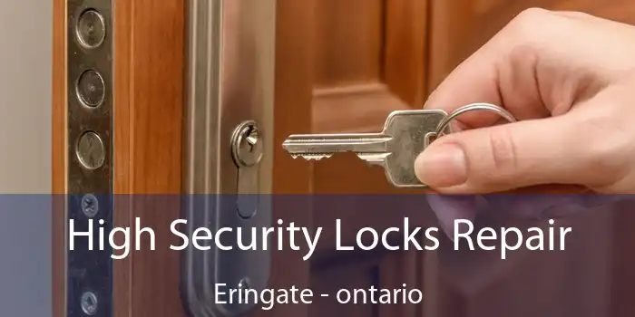 High Security Locks Repair Eringate - ontario