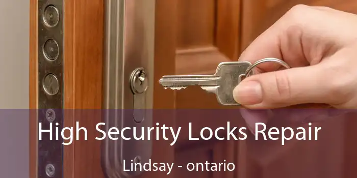 High Security Locks Repair Lindsay - ontario