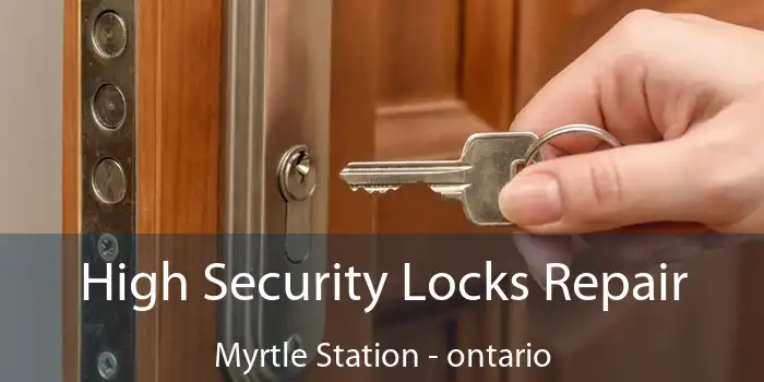 High Security Locks Repair Myrtle Station - ontario