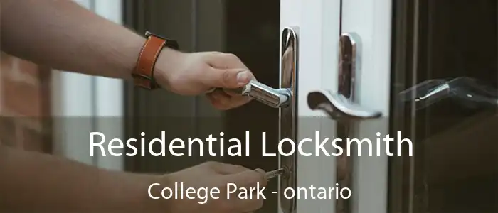 Residential Locksmith College Park - ontario