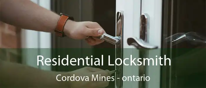 Residential Locksmith Cordova Mines - ontario