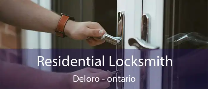 Residential Locksmith Deloro - ontario