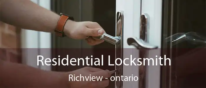 Residential Locksmith Richview - ontario