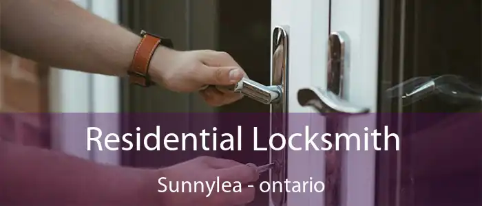 Residential Locksmith Sunnylea - ontario