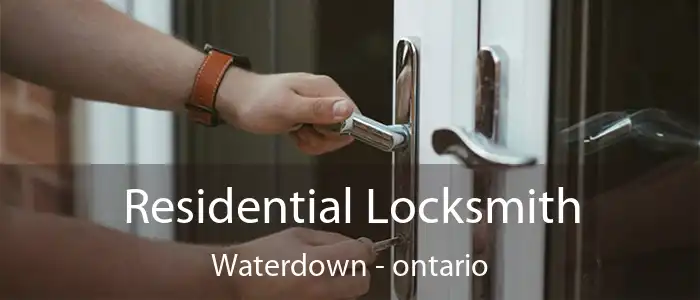 Residential Locksmith Waterdown - ontario