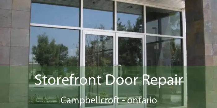 Storefront Door Repair Campbellcroft - ontario