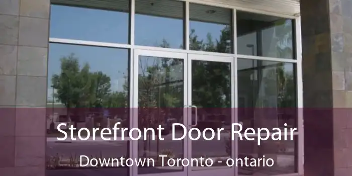 Storefront Door Repair Downtown Toronto - ontario
