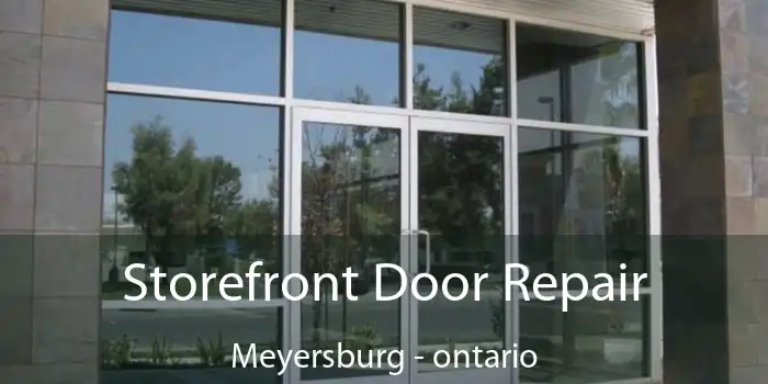 Storefront Door Repair Meyersburg - ontario