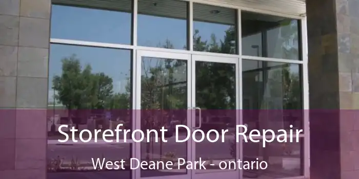 Storefront Door Repair West Deane Park - ontario