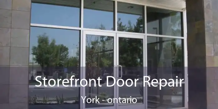 Storefront Door Repair York - ontario