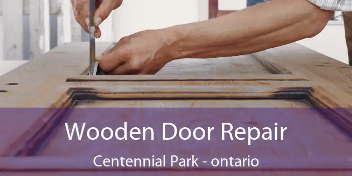 Wooden Door Repair Centennial Park - ontario