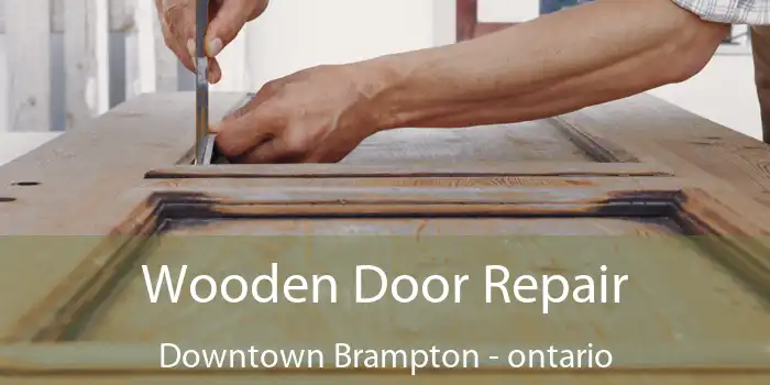 Wooden Door Repair Downtown Brampton - ontario