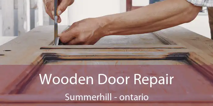 Wooden Door Repair Summerhill - ontario